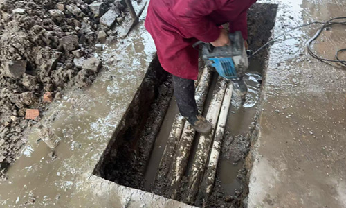 380V三相四线，水泥地面四个电缆故障点顺利定位